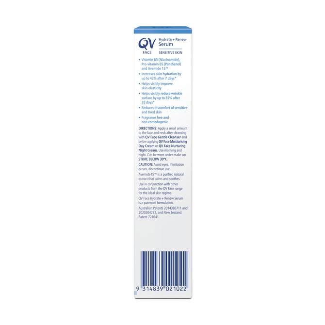 QV Face Hydrate and Renew Serum 30g