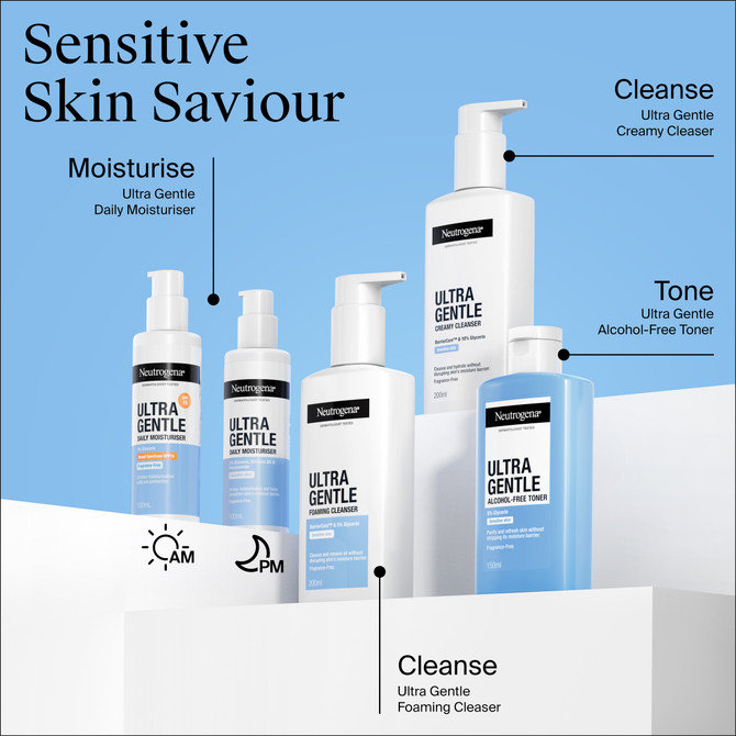 Neutrogena Ultra Gentle Daily Face Moisturiser SPF15 100mL