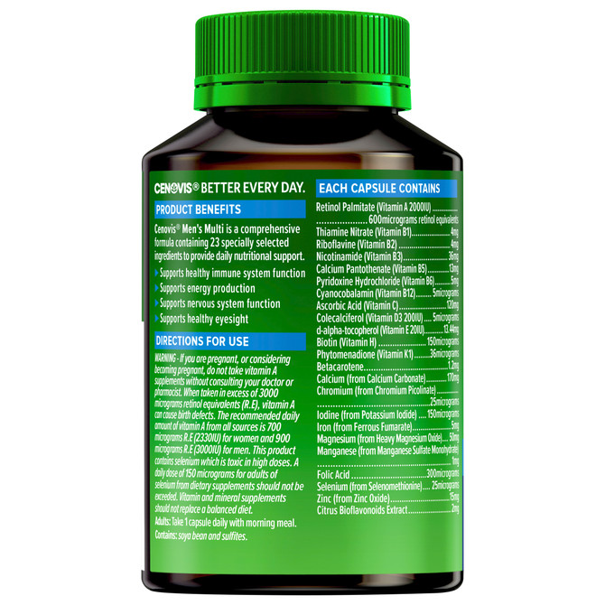 Cenovis Men's Multi 50 Capsules