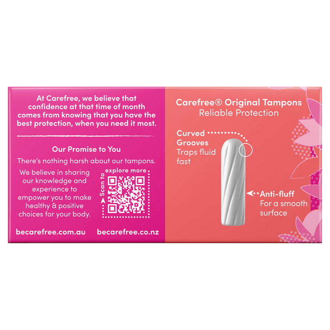 Carefree Original Regular Tampons 16 pack