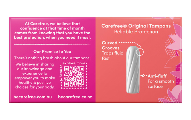 Carefree Original Regular Tampons 16 pack