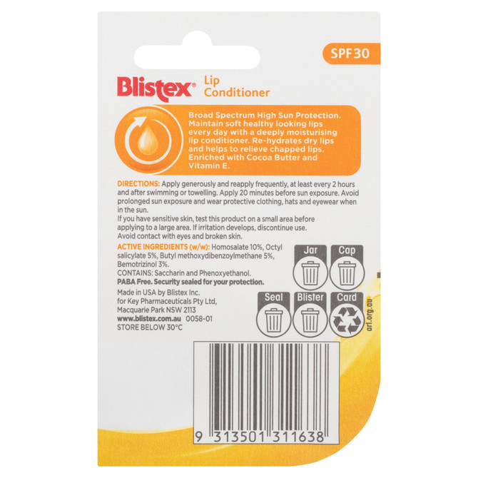 Blistex® Lip Conditioner 7.0gm SPF 30 