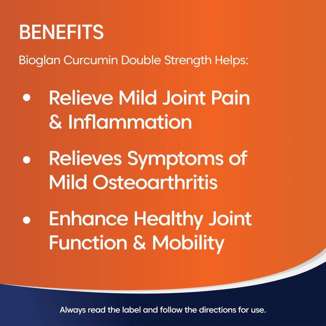 Bioglan Curcumin Double Strength 70s