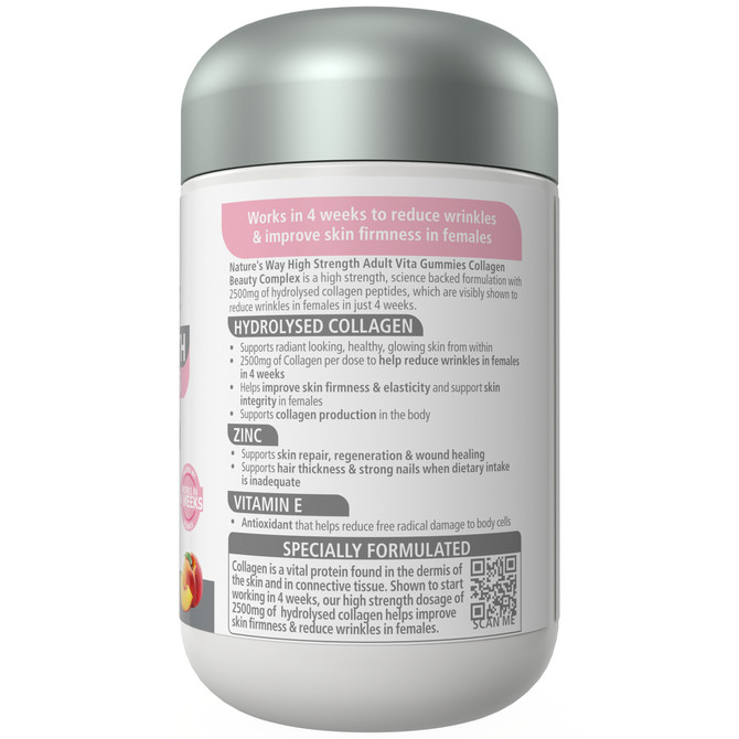 Nature's Way High Strength Adult Vita Gummies Collagen Beauty Complex 50's