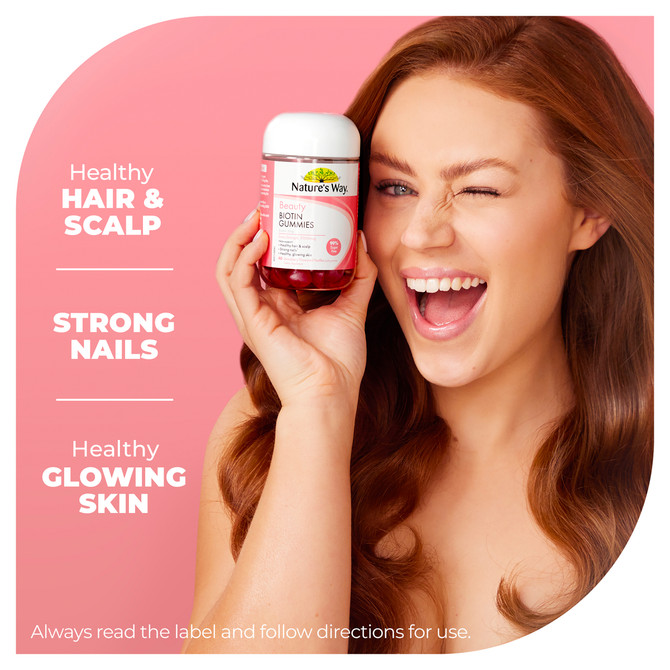 Nature's Way Beauty Biotin Gummies 40s