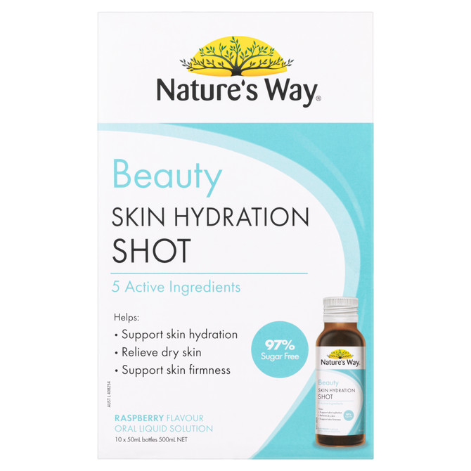 Nature's Way Beauty Skin Hydration shots 10 x 50ml