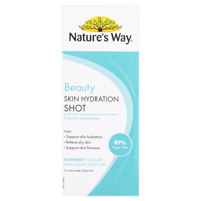 Nature's Way Beauty Skin Hydration shots 10 x 50ml