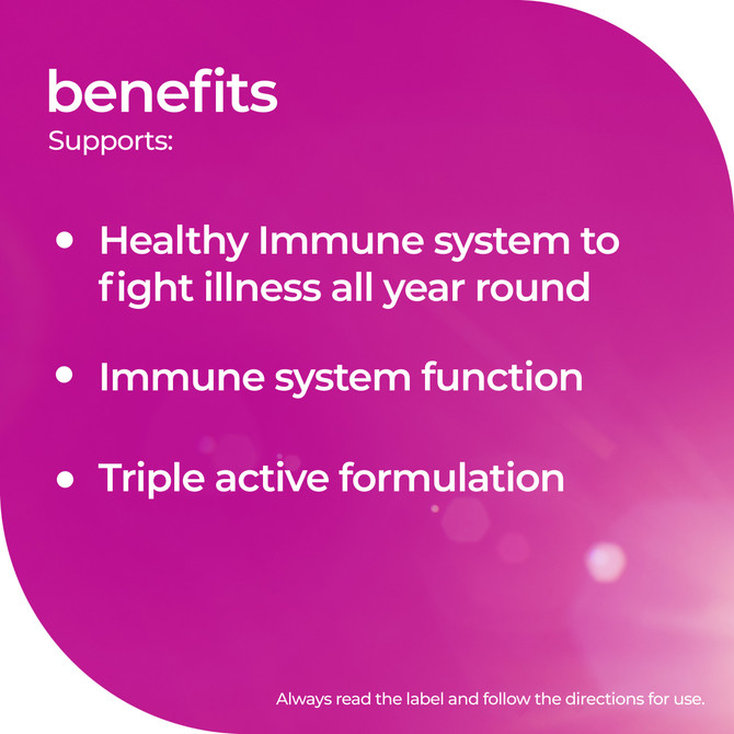 Nature's Way High Strength Adult Vita Gummies Triple Immune Support 50's