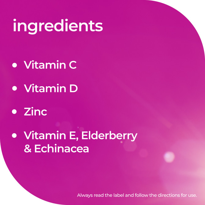 Nature's Way High Strength Adult Vita Gummies Triple Immune Support 50's
