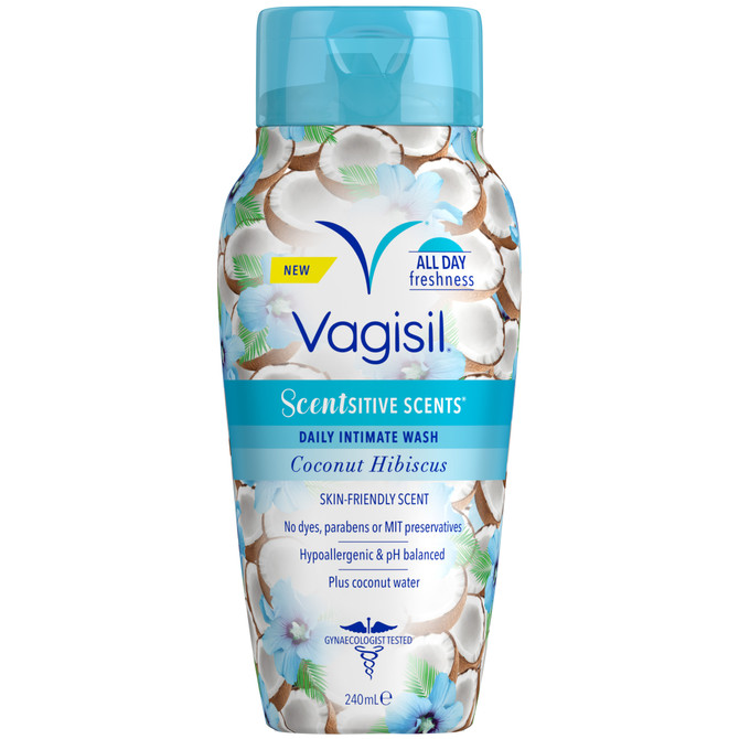 Vagisil Scentsitive Scents Coconut Hibiscus Intimate Wash 240ml