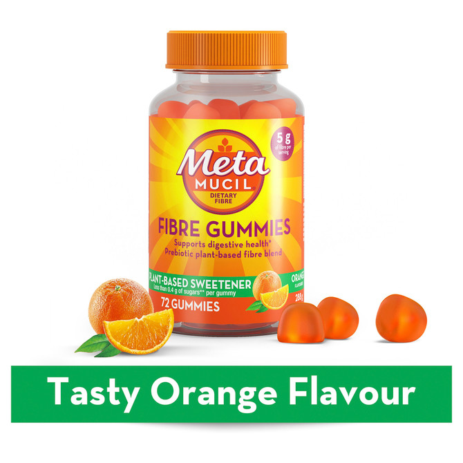 Metamucil Daily Fibre Gummies Supplement 72 Pack