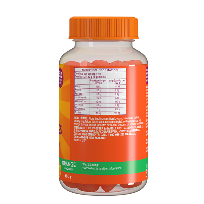 Metamucil Daily Fibre Gummies Supplement 120 Pack