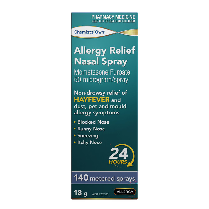 Chemists' Own Allergy Relief Nasal Spray 50mcg 140 