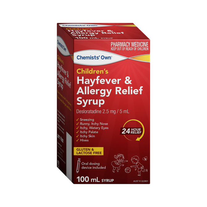 Chemists Own Children’s Hayfever & Allergy Relief Syrup 100 mL