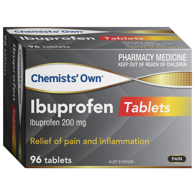Chemists' Own Ibuprofen Tablets 200mg 96