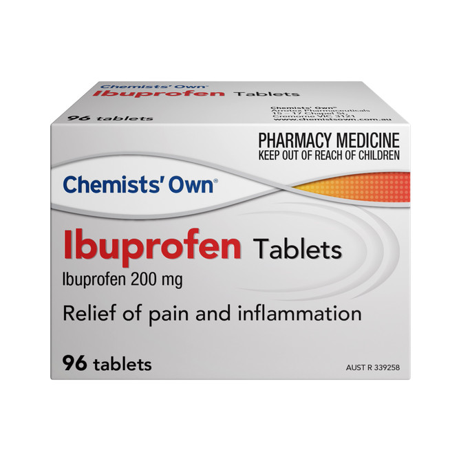 Chemists Own Ibuprofen Tablets 96