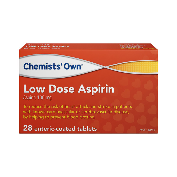 Chemists Own Low Dose Aspirin Tablets 28