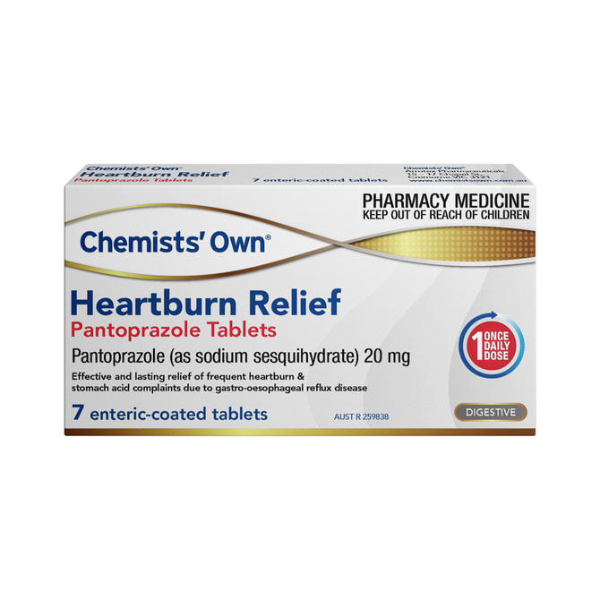 Chemists Own Heartburn Relief Pantoprazole Tablets 7
