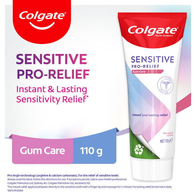 Colgate Sensitive Pro Relief Toothpaste 110g, Gum Care