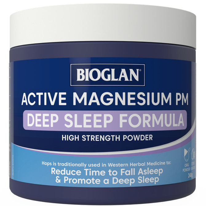 Bioglan Active Magnesium PM Deep Sleep Powder 240g