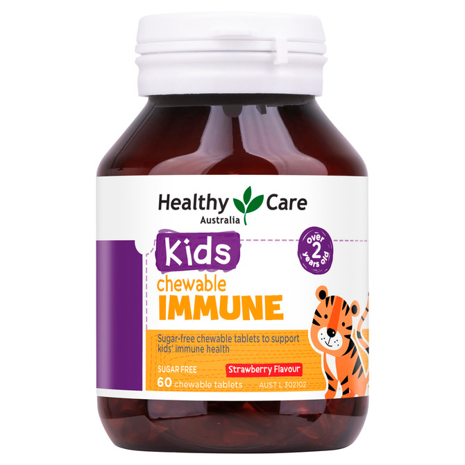 Healthy Care Kids Immune 60 Chewable Tablets
