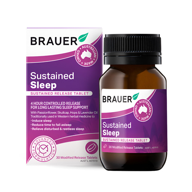 Brauer Sleep Sustained Release Tablets 30