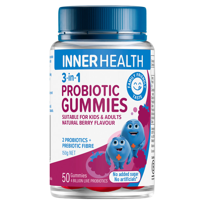 Inner Health 3-in-1 Probiotic Gummies
