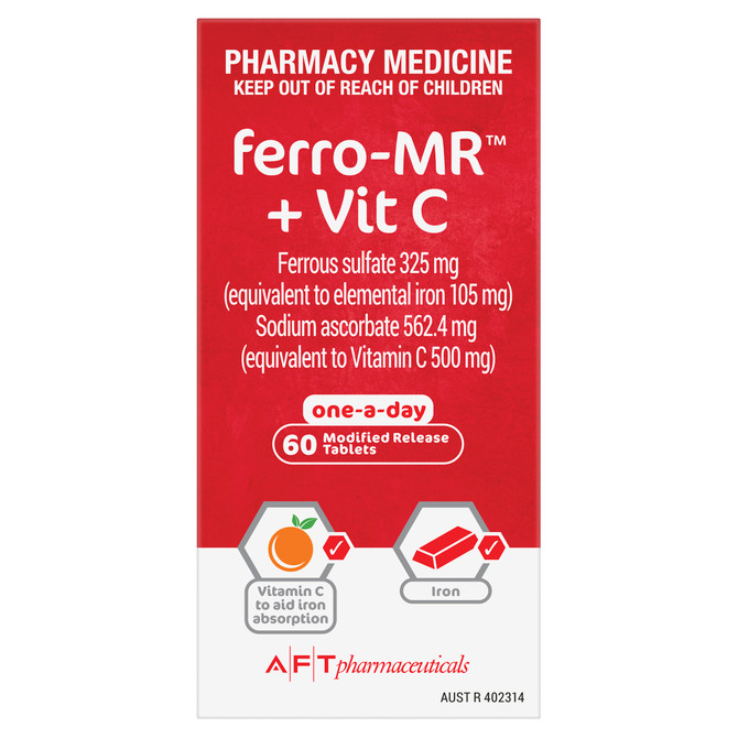 Ferro-MR + Vit C 60 tablets