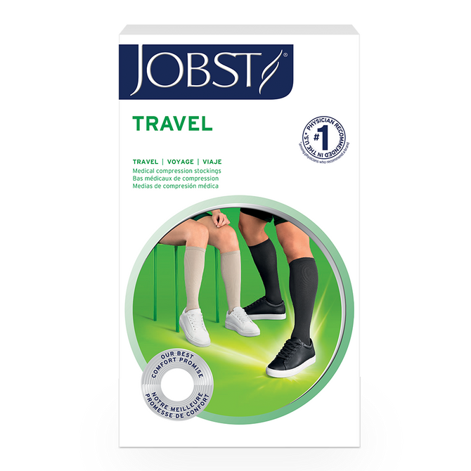 Jobst Travel Compression Stockings Black
