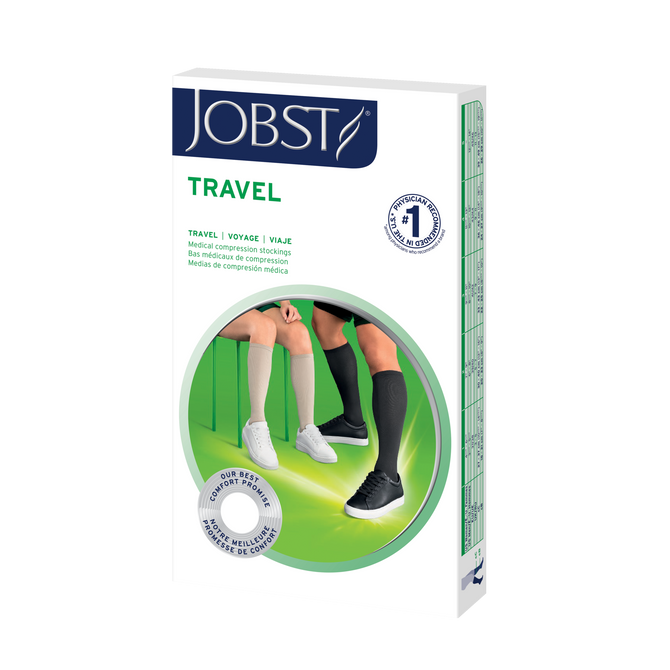 Jobst Travel Compression Stockings Black