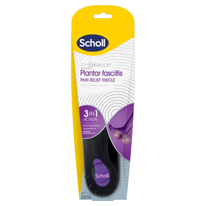 Scholl In-Balance™ Pain Relief Plantar Fasciitis Orthotics - Large