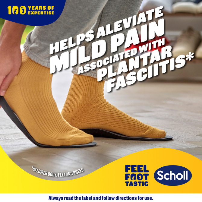 Scholl In-Balance™ Pain Relief Plantar Fasciitis Orthotics - Large