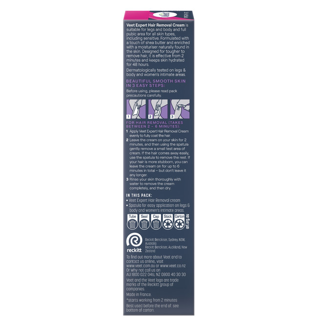 Veet Expert Legs and Body & Full Bikini Hair Removal Cream 100mL