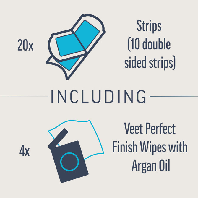 Veet Expert Face Wax Strips For Sensitive Skin 20s