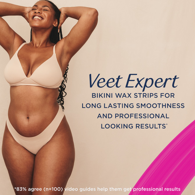 Veet Expert Bikini Wax Strips For Sensitive Skin 16s