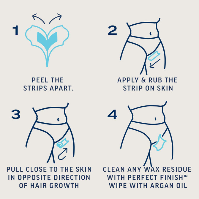 Veet Expert Bikini Wax Strips For Sensitive Skin 16s