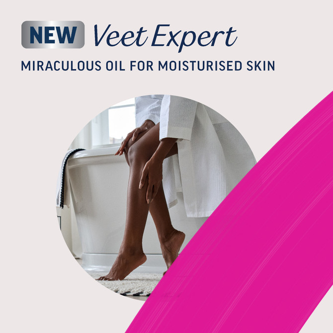 Veet Expert Miraculous Oil for Pre and Post Hair Removal 100mL
