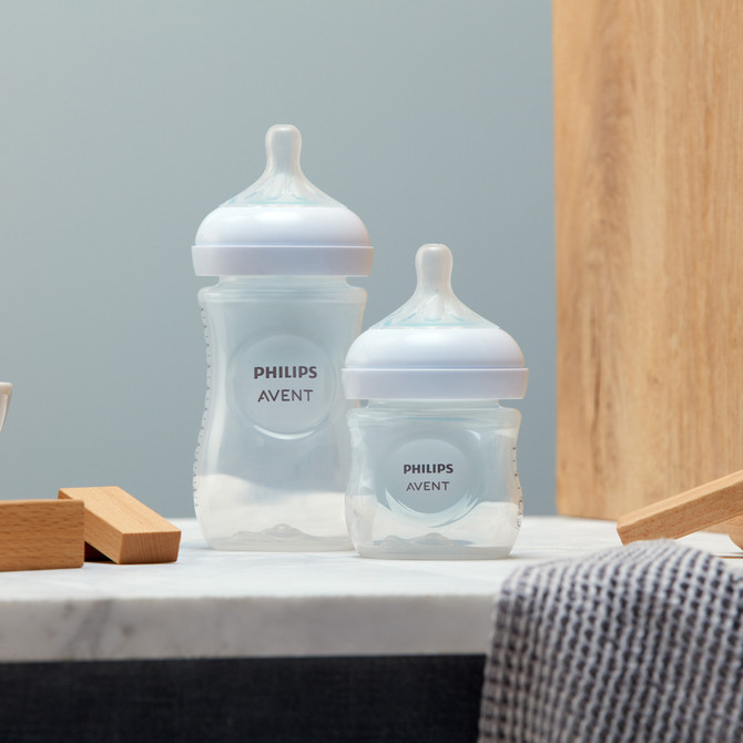 Philips Avent Natural Response Baby Bottles, 125ml, 2-pack, SCY900/02