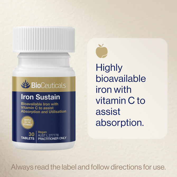 BioCeuticals Iron Sustain 30 Tablets