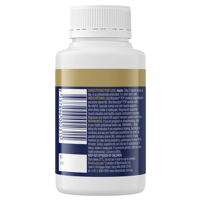 BioCeuticals Ultra Muscleze®  P5P 120 Tablets