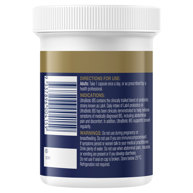 BioCeuticals UltraBiotic IBS 30 Hard Capsules