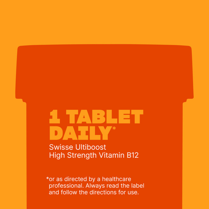 Swisse Ultiboost High Strength Vitamin B12 60 Tablets