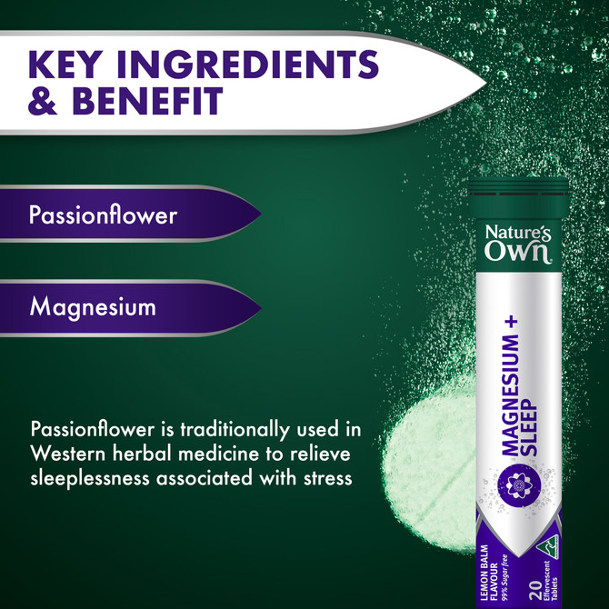 ​​Nature's Own Magnesium + Sleep 20 Tablets