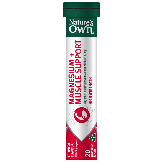 Nature's Own Magnesium + Muscle Support 20 Tablets
