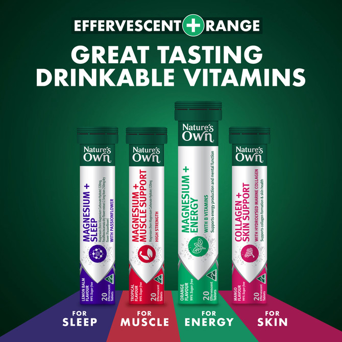 Nature's Own Magnesium + Energy 20 Tablets