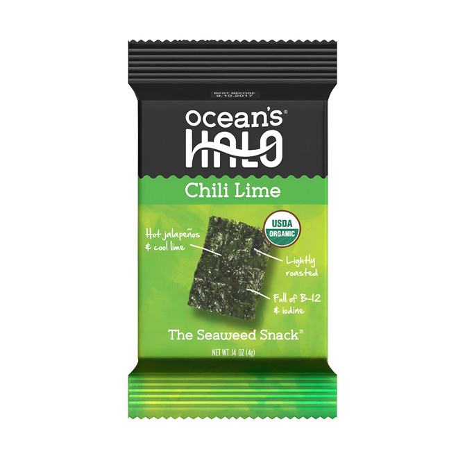 Ocean's Halo Chili Lime Seaweed Snacks