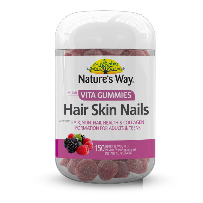 Nature's Way Adult Vita Gummies Hair Skin Nails 150