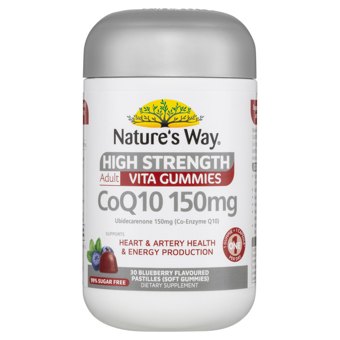 Nature's Way High Strength Adult Vita Gummies CoQ10 150mg 30s