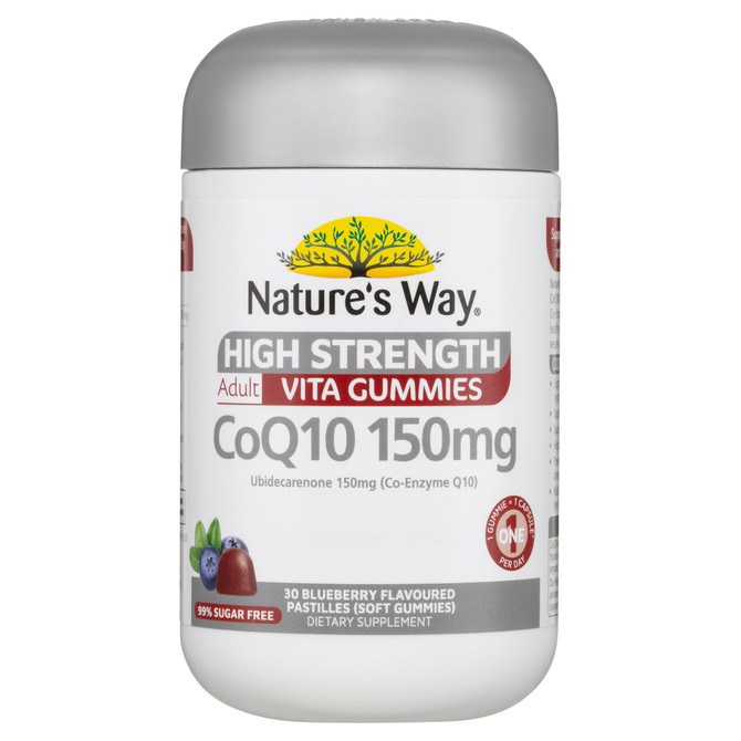 Nature's Way High Strength Adult Vita Gummies CoQ10 150mg 30s