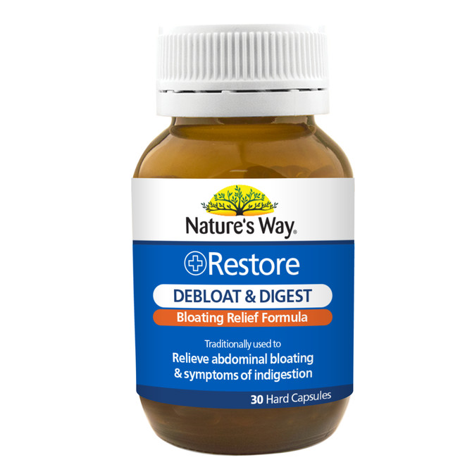 Nature's Way Restore Debloat & Digest 30s